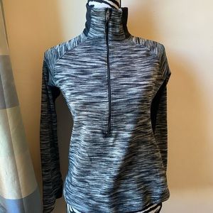 Columbia 1/2 zip heather grey pullover size Small